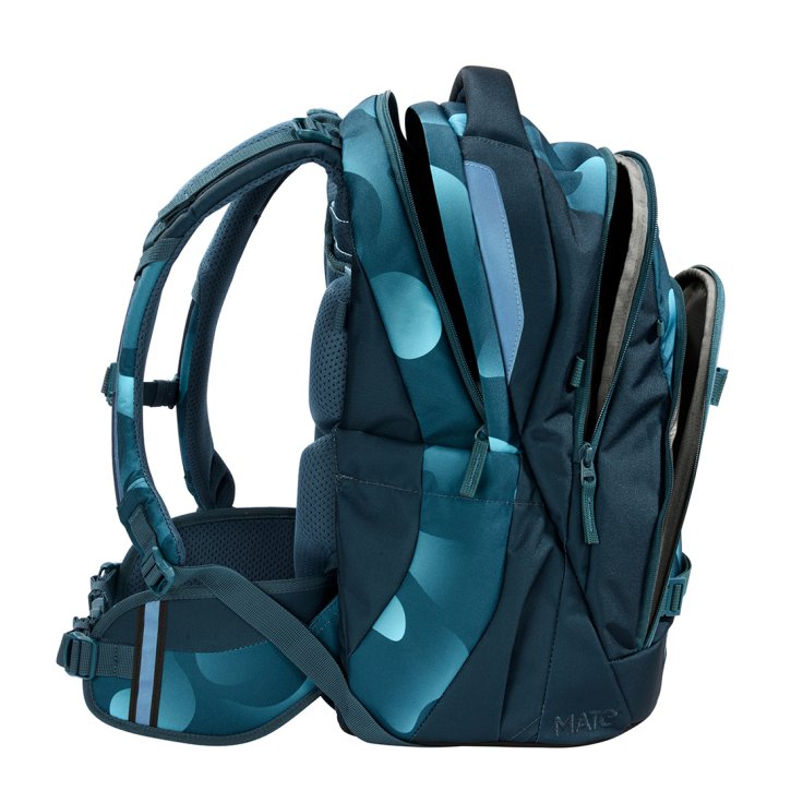 COOCAZOO MATE Schulrucksack aqua flow